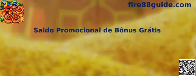 Saldo Promocional de Bônus Grátis
