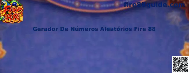 Gerador De Números Aleatórios Fire 88